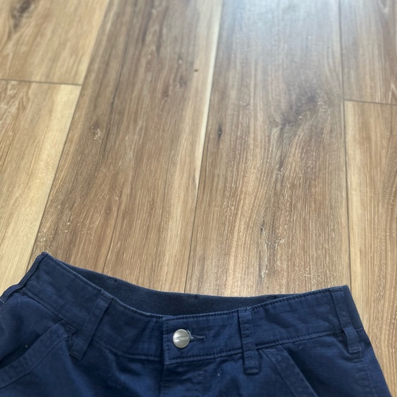 Carhartt womens Navy Blue Shorts size 4 original fit - Picture 2 of 5